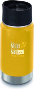 Klean Kanteen Wide Vacuum Insulated (mit/Café Cap 2.0) - Thermobecher - gelb
