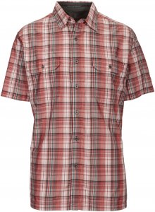 Kühl Response S/S Shirt Männer Gr. S - Outdoor Hemd - rotbraun|grau