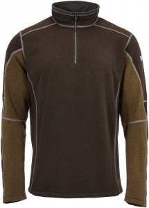 Kühl Revel 1/4 Zip Männer Gr. S - Fleecepullover - oliv-dunkelgrün