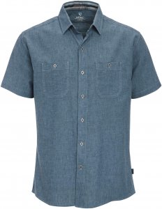 Kühl Skorpio SS Shirt Männer Gr. L - Outdoor Hemd - blau|grau