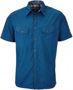 Kühl Stealth S/S Shirt Männer Gr. XL - Outdoor Hemd - blau