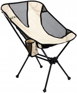 Leki Breeze - Campingstuhl - beige-sand|grau - Faltstuhl