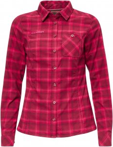 Mammut Alessandria Tour Longsleeve Shirt Frauen Gr. L - Outdoor Bluse - rot|pink-rosa