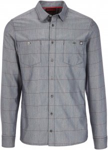 Mammut Alvra Longsleeve Shirt Männer Gr. M - Outdoor Hemd - grau|blau