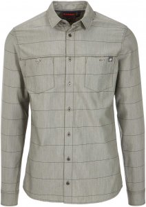 Mammut Alvra Longsleeve Shirt Männer Gr. M - Outdoor Hemd - grau|grün