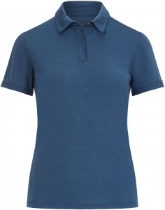 Mammut Alvra Polo Frauen Gr. L - Polo-Shirt - blau