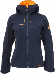 Mammut Ultimate Eisfeld SO Hooded Jacket Frauen Gr. M - Softshelljacke - blau
