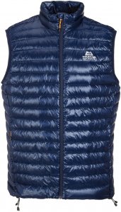 Mountain Equipment Arete Vest Männer Gr. S - Daunenweste - blau