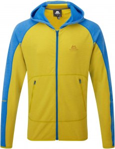 Mountain Equipment Flash Hooded Jacket Männer Gr. S - Kapuzenjacke - gelb|blau