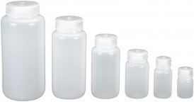 Nalgene Weithalsflasche rund - Dose - weiß|grau