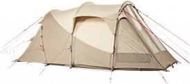 Nomad Dogon 3 (+1) Air - Familienzelt - beige-sand|weiß / twill - Sommerzelt - für 3 - 4 Personen