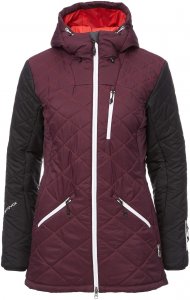 Ortovox Swisswool Verbier Parka Frauen Gr. M - Übergangsjacke - lila|schwarz