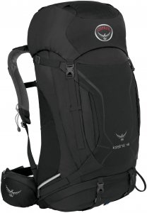 Osprey Kestrel 48 - Tourenrucksack - Gr. M/L - schwarz - Wanderrucksack