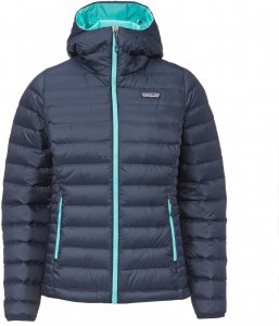 Patagonia Down Sweater Hoody Frauen Gr. XS - Daunenjacke - blau