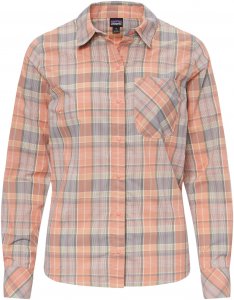 Patagonia L/S Havasu Shirt Frauen Gr. XL - Outdoor Bluse - pink-rosa|grau