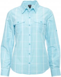 Patagonia L/S Overcast Frauen Gr. 4 - Outdoor Bluse - petrol-türkis