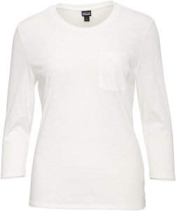 Patagonia Mainstay 3/4 Sleeved Top Frauen Gr. XS - Langarmshirt - weiß