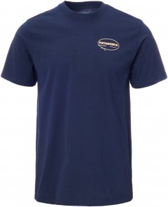 Patagonia Worn Wear Cotton/Poly R Männer Gr. XL - T-Shirt - blau