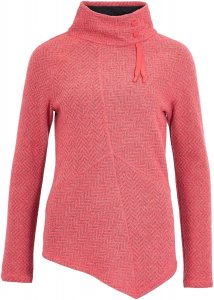 Prana Mattea Sweater Frauen Gr. XL - Fleecepullover - pink-rosa|grau