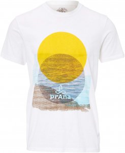 Prana Wasser Männer Gr. XL - T-Shirt - weiß