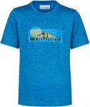 Columbia MOUNT ECHO SHORT SLEEVE GRAPHIC SHIRT Kinder - Funktionsshirt - blau
