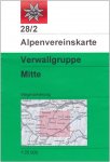DAV 28/2 VERWALLGRUPPE MITTE - 3. Auflage 2009 -  Wanderkarten und Winterkarten