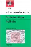 DAV 31/2 WEG STUBAIER ALPEN SELLRAIN -  9. Auflage 2009 -  Wanderkarten und Wint