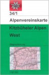 DAV 34/1 WEG KITZBÜHELER ALPEN WEST - 3. Auflage 2010 -  Wanderkarten und Winte