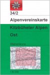 DAV 34/2 WEG KITZBÜHELER ALPEN OST - 3. Auflage 2009 -  Wanderkarten und Winter