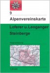 DAV 9 LOFERER U. LEOGANGER STEINBERGE -  Wanderkarten und Winterkarten