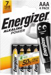 Energizer AAA POWER ALKALI MANGAN BATTERIEN Gr.4 Stück - Batterien - grau