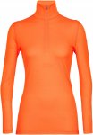 Icebreaker W 200 OASIS LS HALF ZIP Damen Gr.M - Funktionsshirt - orange