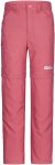 Jack Wolfskin SAFARI ZIP OFF PANTS K Kinder - Trekkinghose - pink-rosa|rot