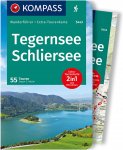 KOMPASS WANDERFÜHRER TEGERNSEE, SCHLIERSEE -  Wanderführer Deutschland - Deuts