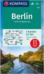 KOMPASS WANDERKARTE BERLIN UND UMGEBUNG 1:50 000 -  Wanderkarten und Winterkarte
