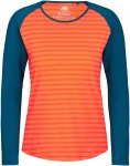 Mountain Equipment REDLINE LS WMNS TEE Damen - Funktionsshirt - orange|blau