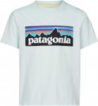 Patagonia K' S P-6 LOGO T-SHIRT Kinder - T-Shirt - grün|weiß