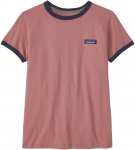 Patagonia W' S P-6 LABEL ORGANIC RINGER TEE Frauen - T-Shirt - pink-rosa