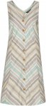 Sherpa KIRAN DRESS Damen - Kleid - grau|petrol-türkis