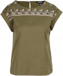 Sherpa THARU SS TOP Frauen - T-Shirt - oliv-dunkelgrün