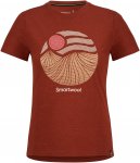 Smartwool W HORIZON VIEW GRAPHIC SHORT SLEEVE Damen - T-Shirt - rotbraun