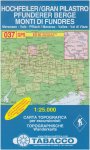 TABACCO 037 HOCHFEILER PFUNDERER BERGE -  Wanderkarten und Winterkarten