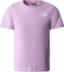 The North Face G S/S RELAXED REDBOX TEE Kinder - T-Shirt - lila