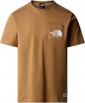 The North Face M BERKELEY CALIFORNIA POCKET S/S TEE Herren - T-Shirt - braun