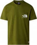The North Face M BERKELEY CALIFORNIA POCKET S/S TEE Herren - T-Shirt - oliv-dunk