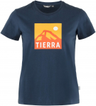 Tierra ORGANIC COTTON TEE W Damen - T-Shirt - blau