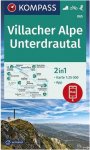 Villacher Alpe, Unterdrautal 1:25 000 -  Wanderkarten und Winterkarten