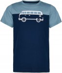 Wheeldom ABFAHRT Kinder - T-Shirt - blau