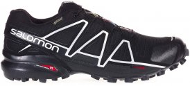 Salomon Speedcross 4 GTX Männer Gr. 12 - Trailrunningschuhe - schwarz|grau