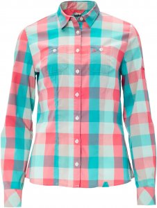 Schöffel Blouse Tourino Frauen Gr. 44 - Outdoor Bluse - petrol-türkis|pink-rosa